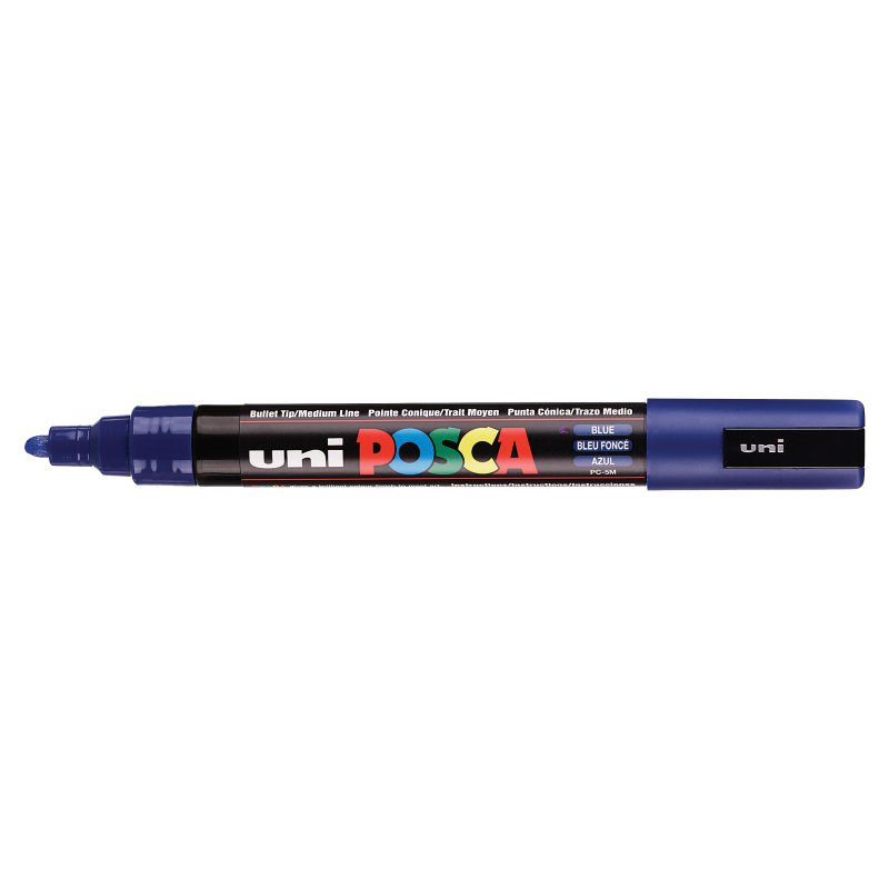 POSCA pigmentmarker ronde punt, Pruisisch blauw